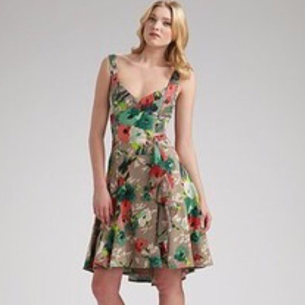 Nanette Lepore Floral Garden Party Dress
